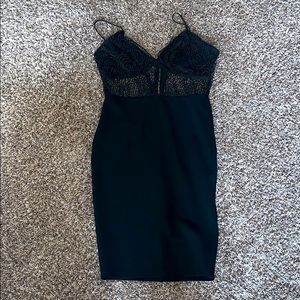 Black Lace Cocktail Dress